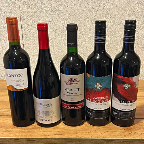 5er rotwein mix set - 5er,